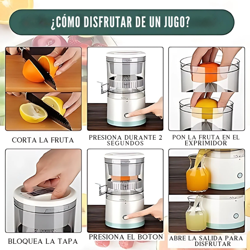 CitrusGo: Tecnología inalámbrica para un jugo perfecto al instante